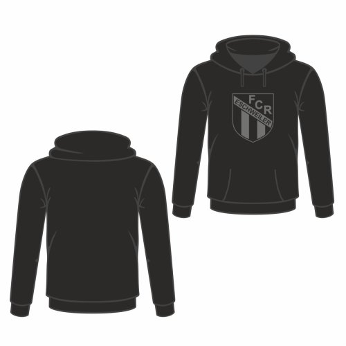 Artikelbild des Artikels “FCR Hoodie / Kapuzenpullover WAPPEN schwarz Gr. 116 - 3XL 3XL“