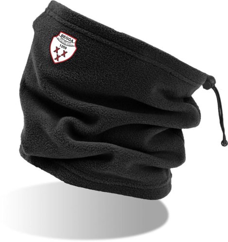 Artikelbild des Artikels “KG Rot-Weiße-Funken Beggendorf Fleece 2in1 Halswärmer / Mütze Neckwarmer schwarz “