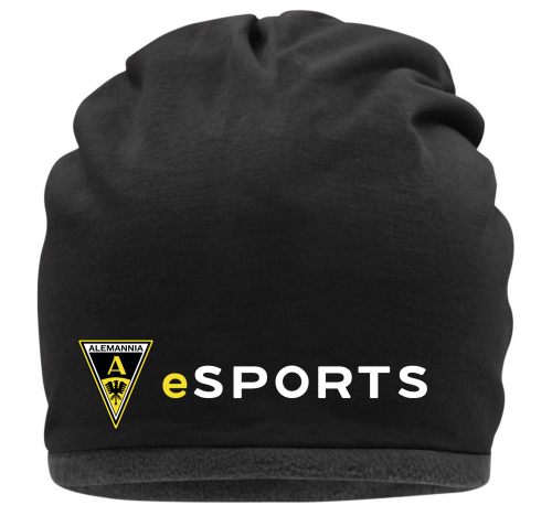 Artikelbild des Artikels “Alemannia Aachen eSports Mütze Beanie - schwarz mit Emblem und Schrift “