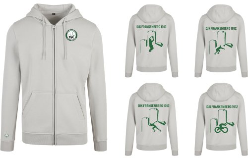 Artikelbild des Artikels “DJK Frankenberg Sweatjacke Kapuzenjacke Hoodie XS-4XL light asphalt M | Volleyball“