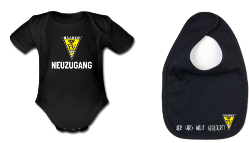 Artikelbild des Artikels “DJK FV Haaren BABY Lätzchen/Body/Set schwarz “