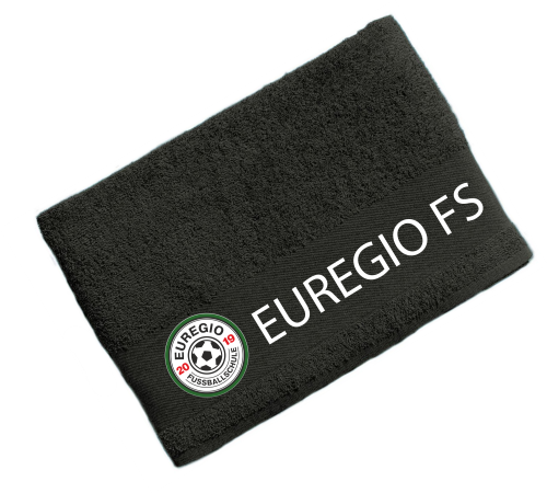 Artikelbild des Artikels “Euregio Fussballschule Handtuch grau mit Wappen 50x100cm “
