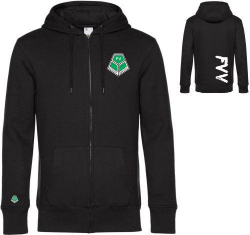 Artikelbild des Artikels “FVV Sweatjacke Kapuzenjacke Hoodie XS-5XL schwarz “