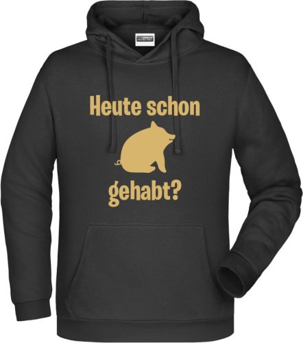 Artikelbild des Artikels “Goldenes Schwein HERREN Hoodie Kapuzenpullover 