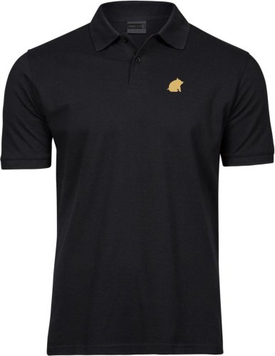 Artikelbild des Artikels “Goldenes Schwein Poloshirt Pique-Polo 