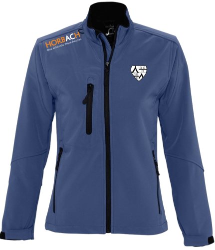 Artikelbild des Artikels “Horbach Damen 3 Lagen Softshell Jacke Outdoorjacke grau blau | L“