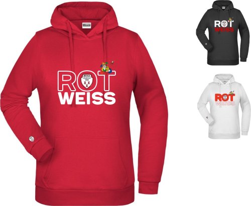 Artikelbild des Artikels “KG Rot-Weiße-Funken Beggendorf DAMEN Hoodie Kapuzenpullover 