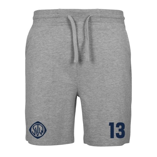 Artikelbild des Artikels “TSV Wendlingen Sweatpants Shorts grau inkl. Wappen und Ini/Nummer M | heather grey“