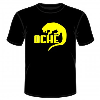 Herren T-Shirt Shirt Aachen Bahkauv "OCHE" schwarz/gelb 