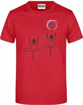 SG Aachen-Vaalserquartier HERREN T-Shirt " Gymnastik"  rot Gr. 116 - 5XL 