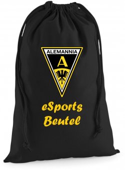 Alemannia Aachen eSports-Beutel für Controller etc. 14 x 20,5cm mit Initialen/Nummer