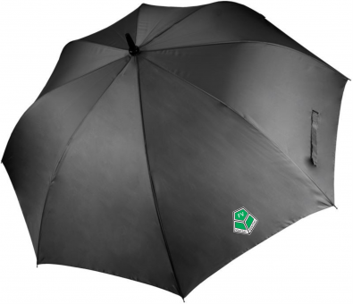 FVV Regenschirm schwarz mit Wappen 120cm, Automatikverschluss 