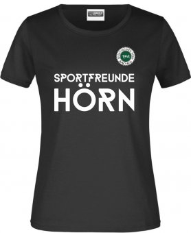 SV Sportfreunde Hörn DAMEN T-Shirt Oberteil "Hörn" schwarz 