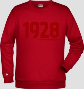 Spvgg Straß Sweater "1928" rot 116-5XL 
