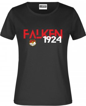 SV Falke Bergrath DAMEN T-Shirt "Falken" schwarz Gr. S- 3XL 