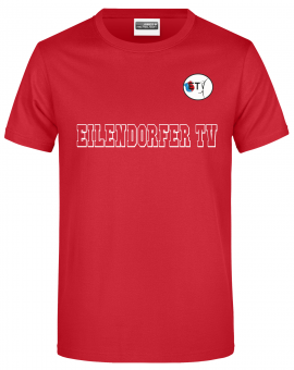 Eilendorfer TV HERREN T-Shirt "Basic" rot Gr. 116-5XL 