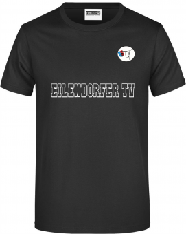 Eilendorfer TV HERREN T-Shirt "Basic" schwarz Gr. 116-5XL 