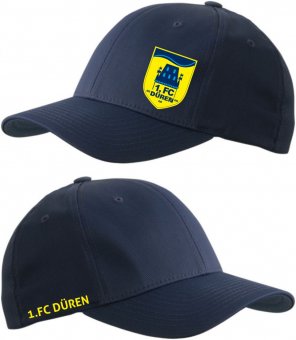 1. FC Düren Kappe Basecap - navy mit Emblem und Schrift 