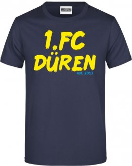 1. FC Düren TShirt Shirt "est2017"  navy Gr. 116 - 5XL 