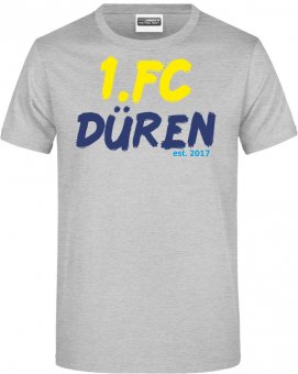 1. FC Düren TShirt Shirt "est2017" heather grau Gr. 116 - 5XL 