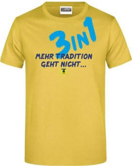 1. FC Düren TShirt Shirt "3in1" gelb Gr. 116 - 5XL 