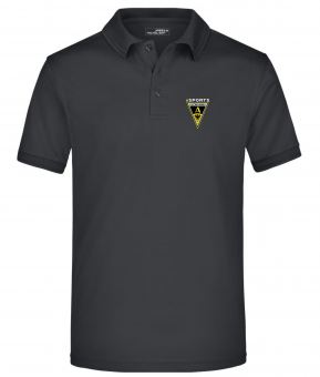 Alemannia Aachen eSports Poloshirt schwarz mit Wappen S-3XL 