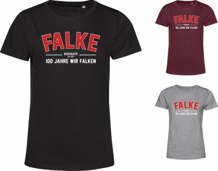 SV Falke Bergrath DAMEN
 T-Shirt "100 Jahre Falken"  div. Farben Gr. XS-3XL 