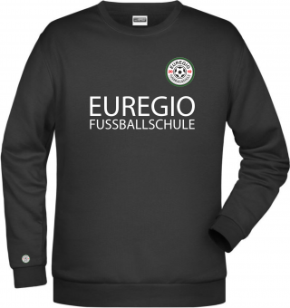 Euregio Fussballschule Sweater "Basic" schwarz 116-5XL 