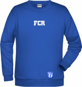 FC Rhenania Eschweiler Sweater "Basic" blau Gr. 116 - 5XL 