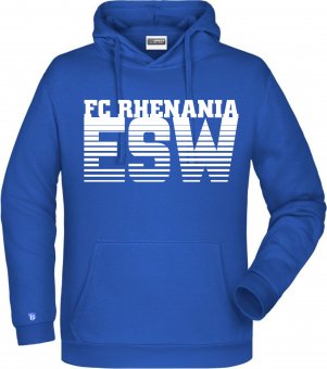 FC Rhenania Eschweiler Hoodie / Kapuzenpullover "ESW" blau Gr. 116 - 5XL 