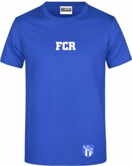 FC Rhenania Eschweiler T-Shirt "Basic" blau Gr. 98 - 5XL 