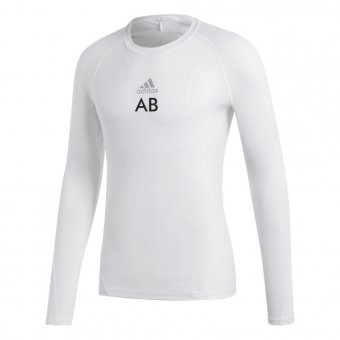 FVV TEAM Adidas BASE TEE Unterzieh-Shirt inkl. Initialen 116-3XL S | weiss