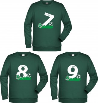 FV Vaalserquartier KINDER Sweater "Geburtstag" grün 98-164 