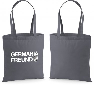 Germania Freund Baumwolltasche grau 