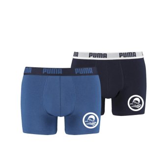 GSV 2er Pack PUMA Boxer Shorts Blau / Navy Schwimmen 