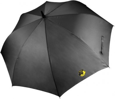 Kohlscheider BC Regenschirm schwarz mit Wappen 120cm, Automatikverschluss 