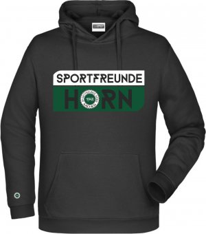 SV Sportfreunde Hörn HERREN Hoodie Kapuzenpullover "Logo Print" schwarz 
