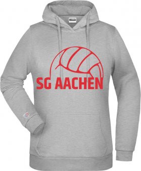 SG Aachen-Vaalserquartier DAMEN Kapuzenpullover "SG Aachen" heaher grey XS-XXL 