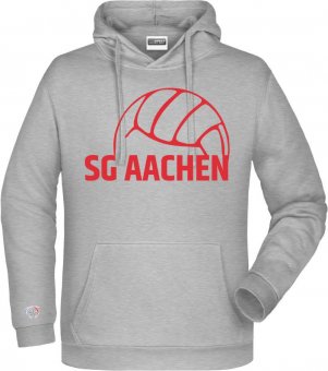 SG Aachen-Vaalserquartier HERREN Hoodie "SG AACHEN" heather grey Gr. 116-5XL 