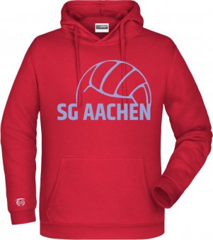 SG Aachen-Vaalserquartier HERREN Kapuzenpullover "SG AACHEN" rot Gr. 116-5XL 