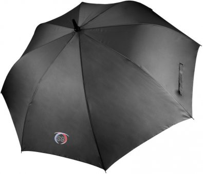 SG Aachen Regenschirm schwarz mit Wappen 120cm, Automatikverschluss 
