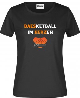 SG DAMEN T-Shirt "IM HERZEN"  schwarz Gr. XS-3XL 