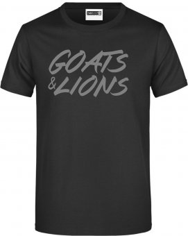 SG HERREN T-Shirt "GOATs"  div. Farben Gr. 116 - 5XL XL | schwarz