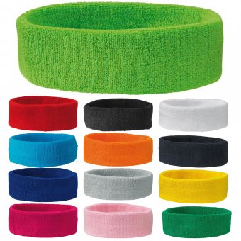 Sport Stirnband Schweißband Tennis Stirnband 16 Farben 