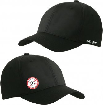 Spvgg Straß Flexfit Kappe Basecap - schwarz mit Emblem und Schrift S/M