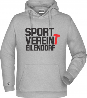 SV Eilendorf Hoodie Kapuzenpullover "VereinT" heather grey Gr. 116 - 5XL 