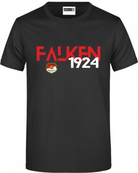 SV Falke Bergrath HERREN T-Shirt "Falken" schwarz Gr. 116 - 5XL 