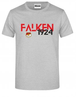 SV Falke Bergrath HERREN T-Shirt "Falken"  heather grey Gr. 116 - 5XL 