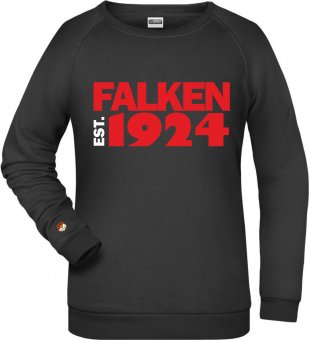 SV Falke Bergrath DAMEN Sweater "EST." schwarz S-3XL 