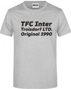 TFC Inter Troisdorf T-Shirt "LTD" heather grey Gr. 116 - 5XL 